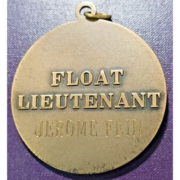 Bacchus 1969 Antique Bronze Float Lieutenant Badge New Orleans Mardi Gras Krewe - Picture 2 of 2